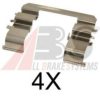 A.B.S. 1744Q Accessory Kit, disc brake pads